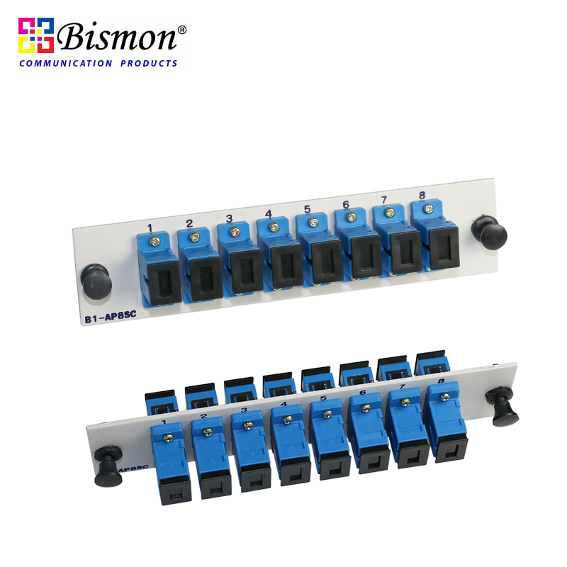 8 SC adaptor Simplex plate-unload (Compatible LC)